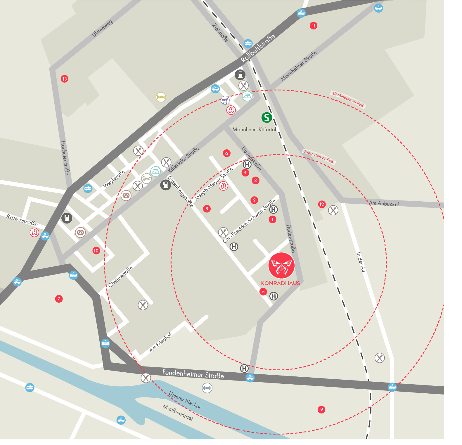 Karte Microlage Konradhaus